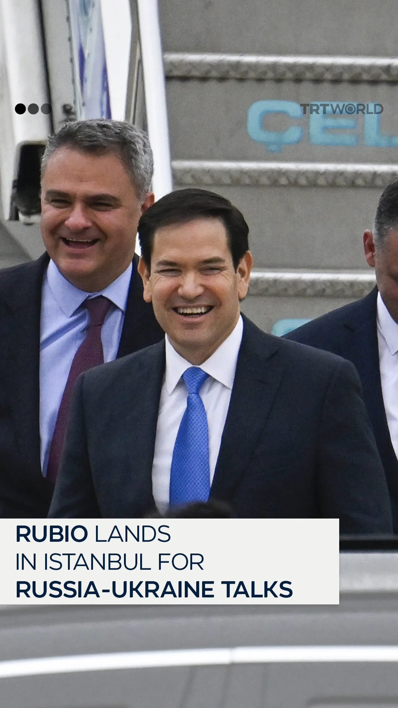 Rubio lands in Istanbul for Russia-Ukraine talks